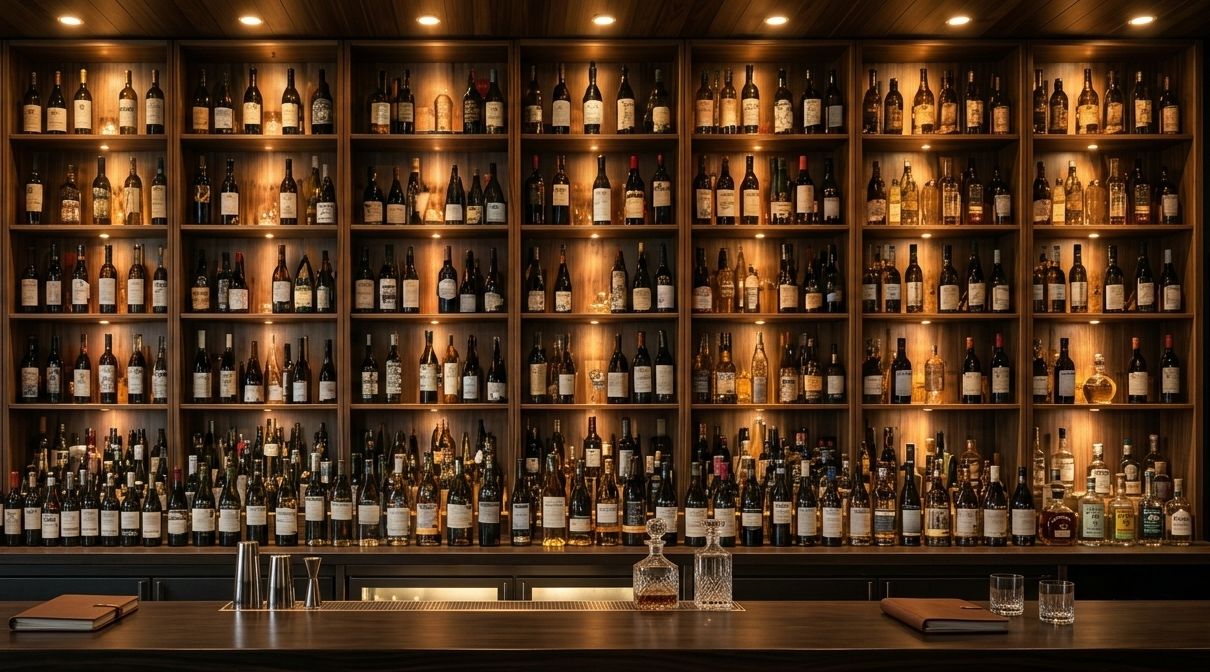 Wine bar interior